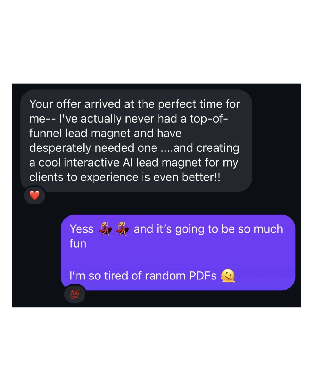 Client result