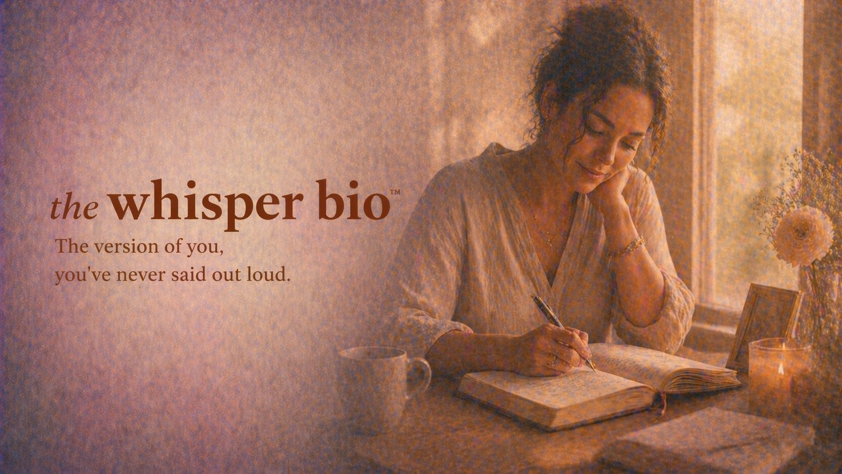The Whisper Bio Personal Retreat — a quiet, reflective moment