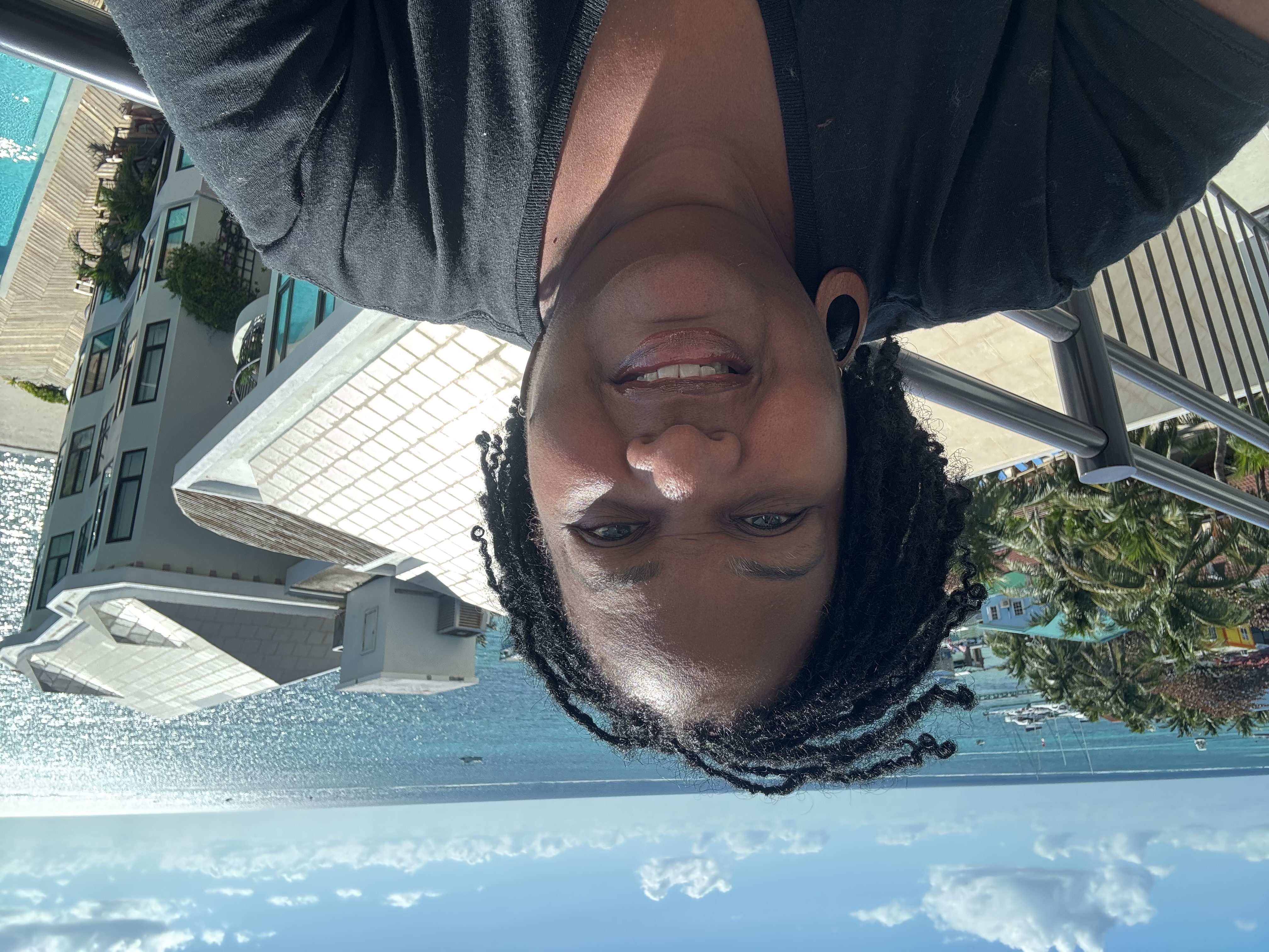 Dr. Nicole R. Robinson, Founder of Vision + Impact, in San Pedro, Belize