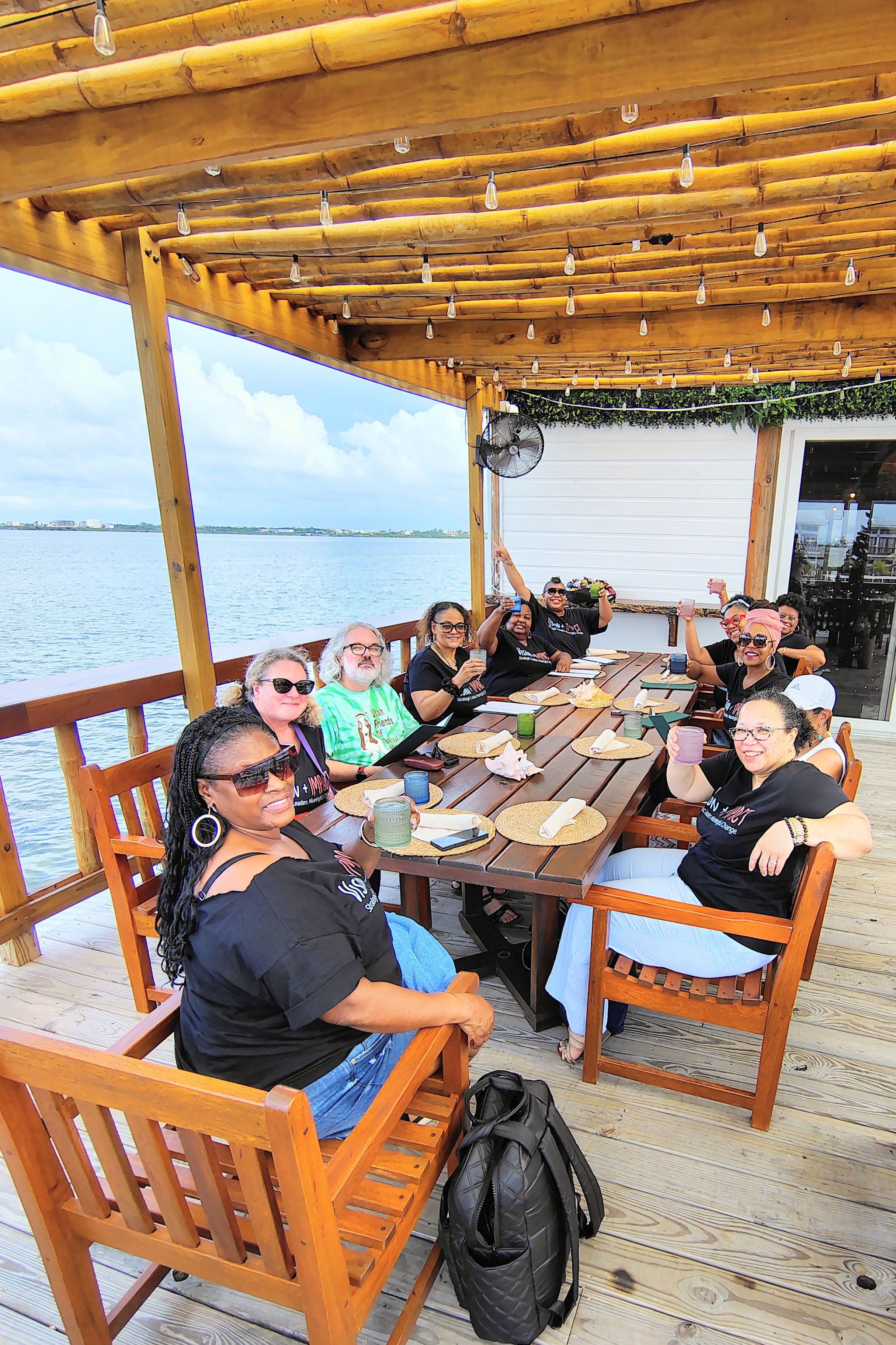 V+I Retreat — group brunch in Belize