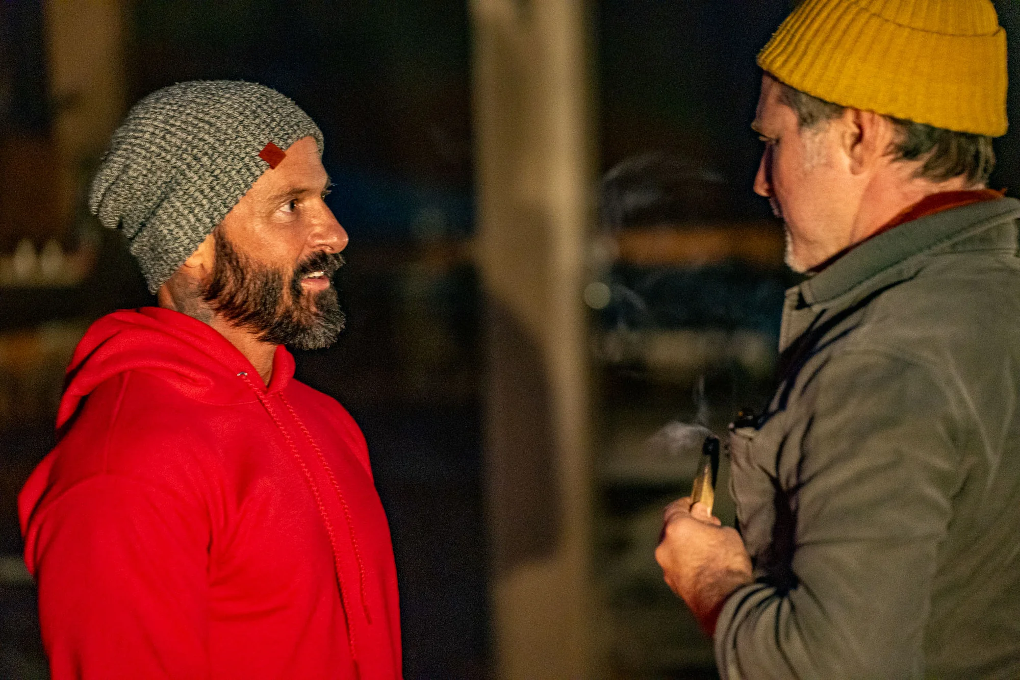 Two men sharing an honest conversation
