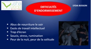 Difficultés d'endormissement