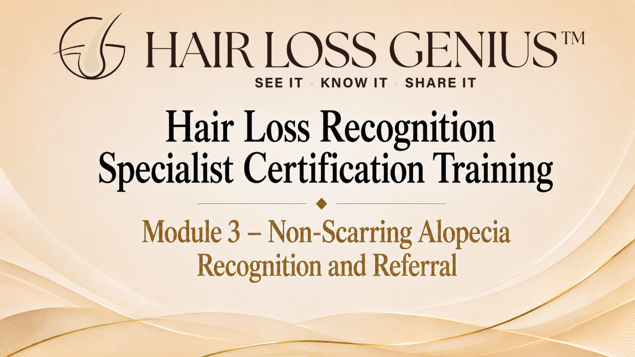 Module 3: Non-Scarring Alopecia Recognition and Referral
