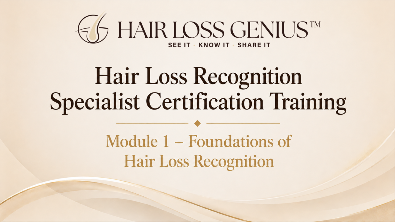 Module 1: Foundations of Hair Loss Recognition