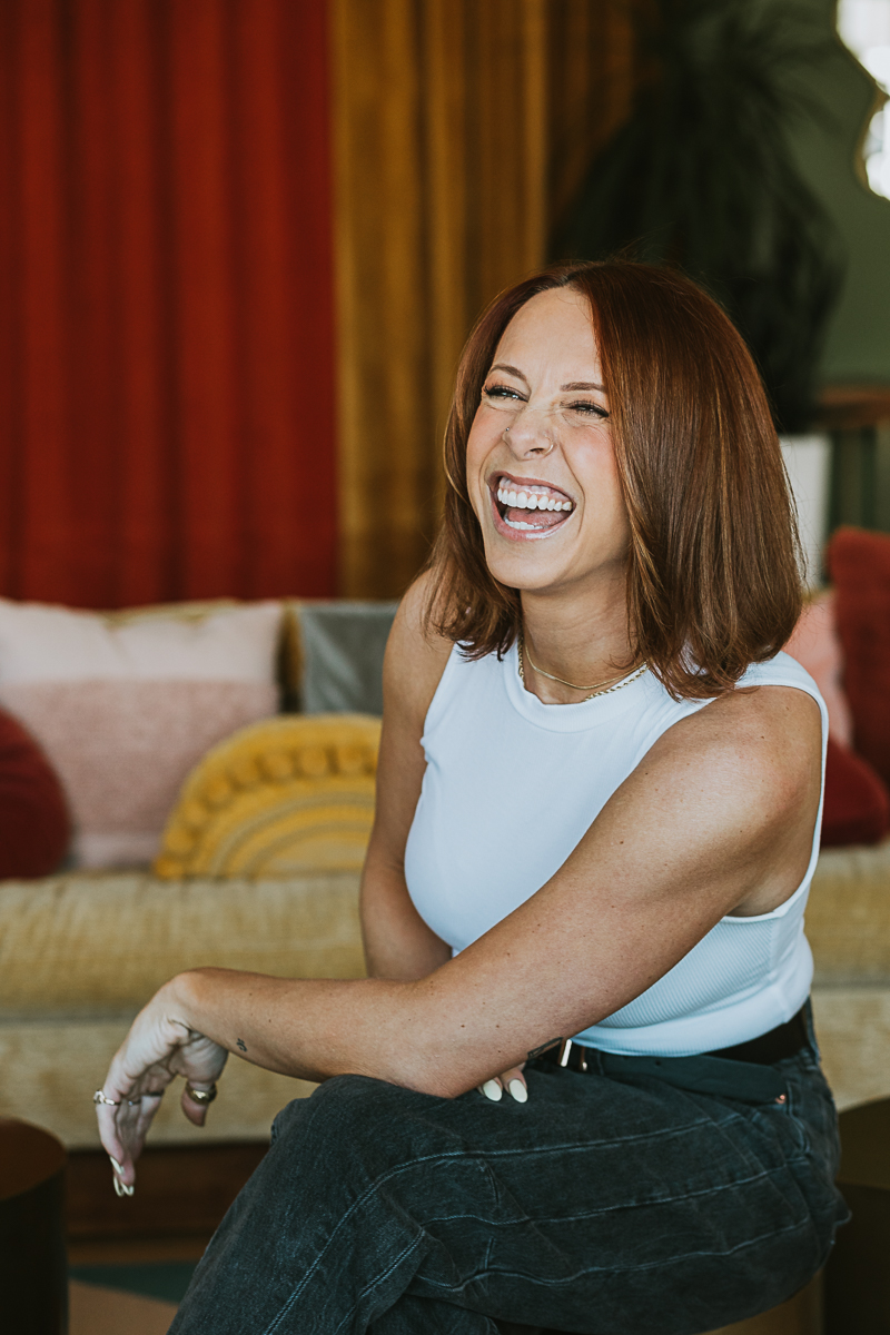 Jennifer laughing