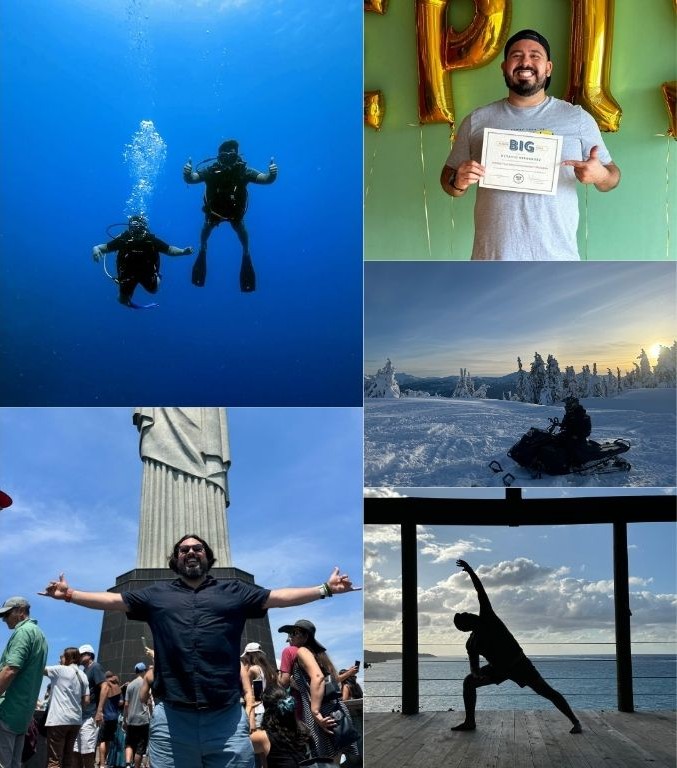 Octavio life journey collage
