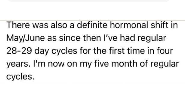 Client testimonial about more stable energy and a 25-pound weight loss while eating for her metabolic type.