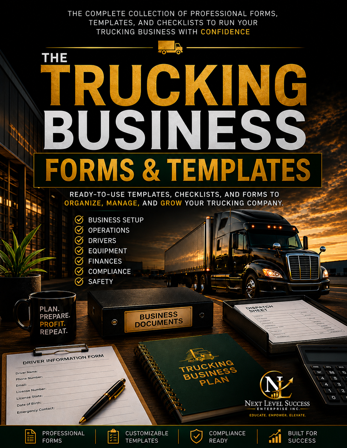 Book Five The Trucking Business Forms & Templates cover
