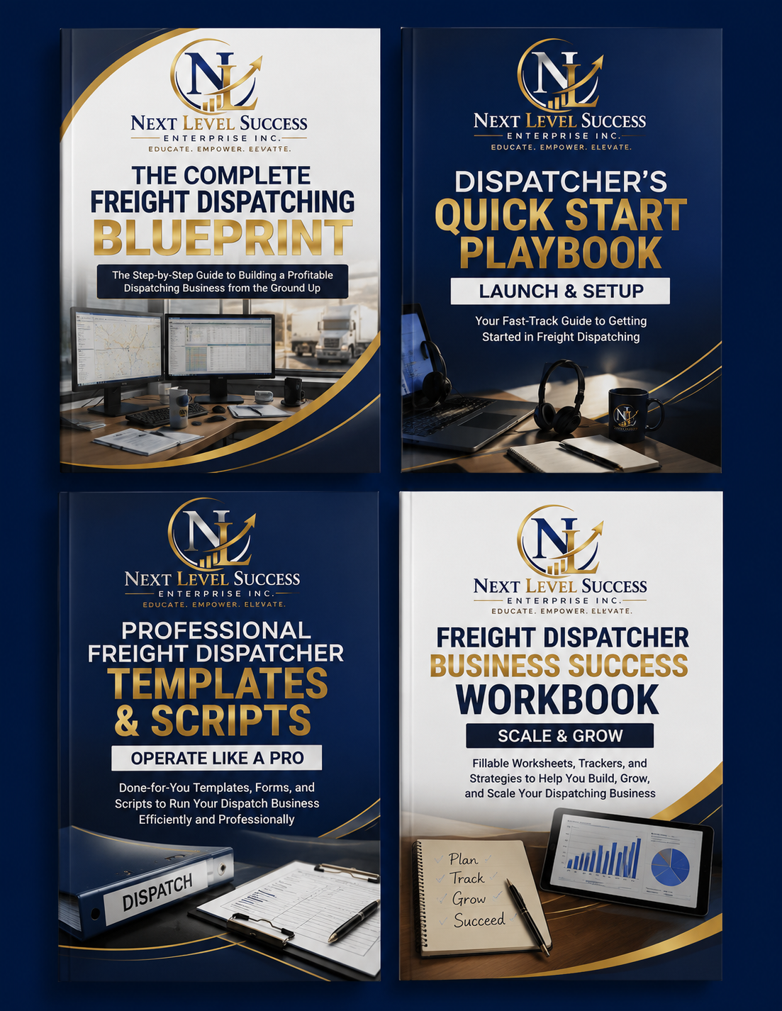 The complete four-book Freight Dispatching collection