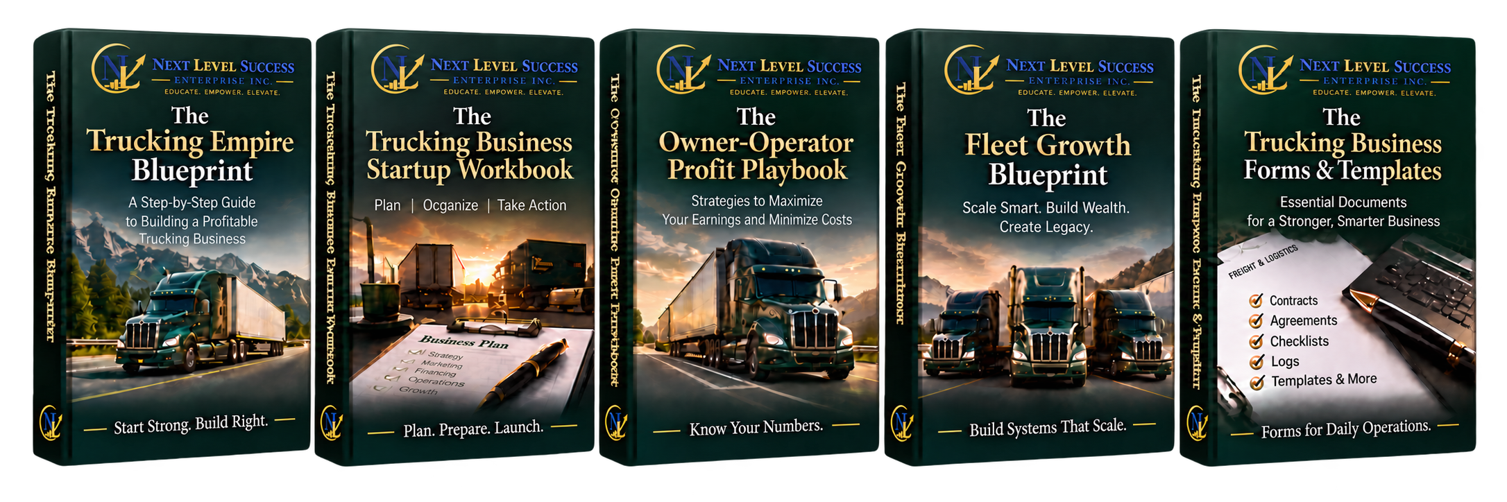 Trucking Empire Collection five-book image