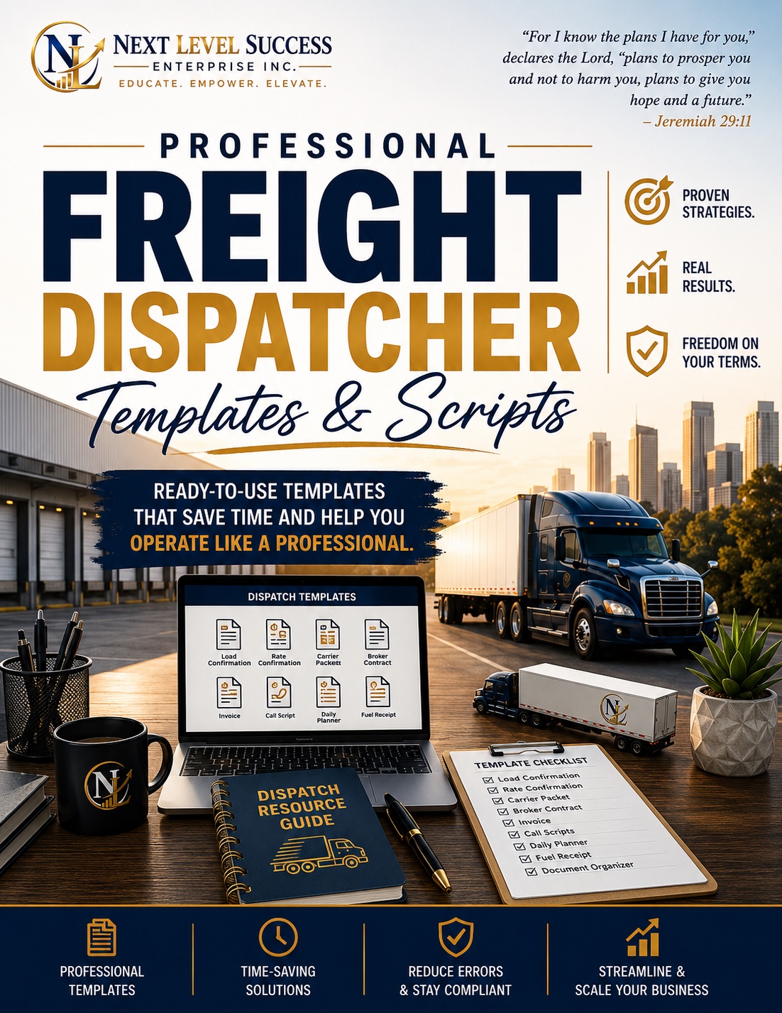 Professional Freight Dispatcher Templates & Scripts