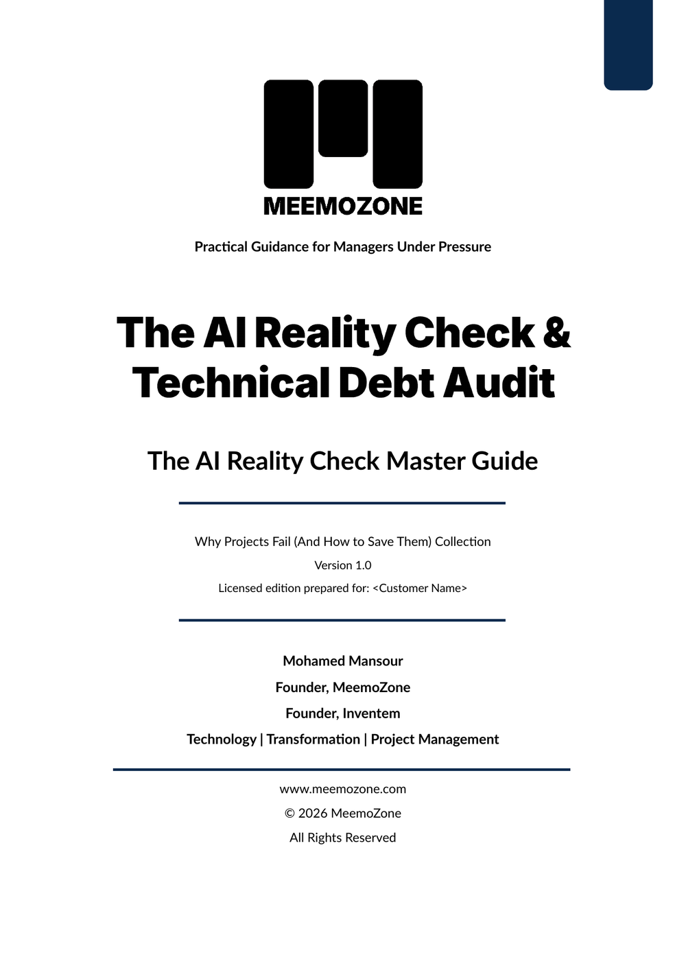 The AI Reality Check & Technical Debt Audit