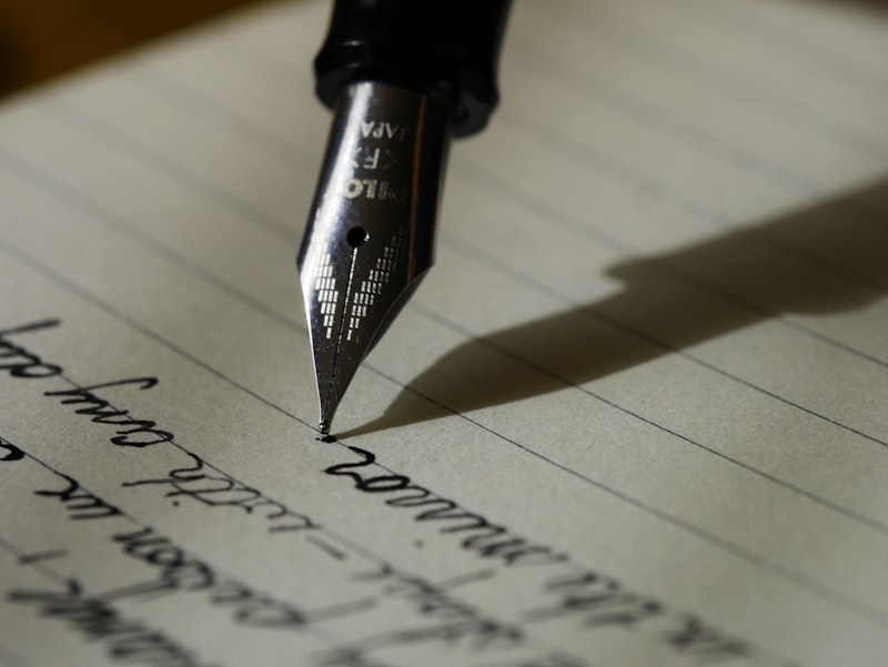 Writing a personal statement