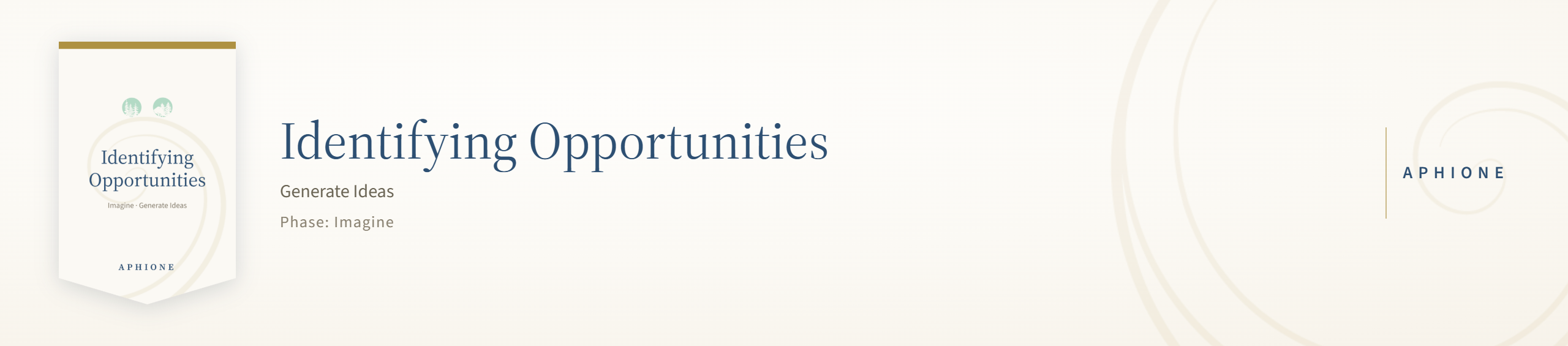 Identifying Opportunities