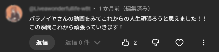 ParanoiaのYouTubeコメント 3