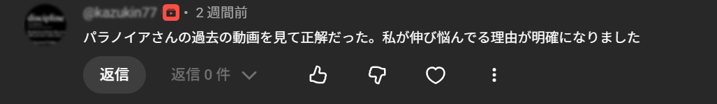 ParanoiaのYouTubeコメント 9