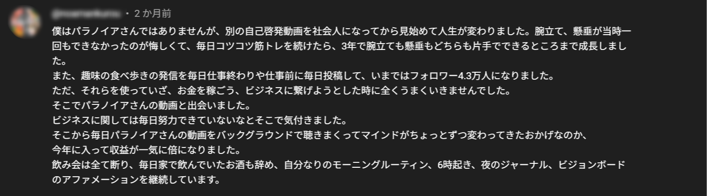 ParanoiaのYouTubeコメント 12