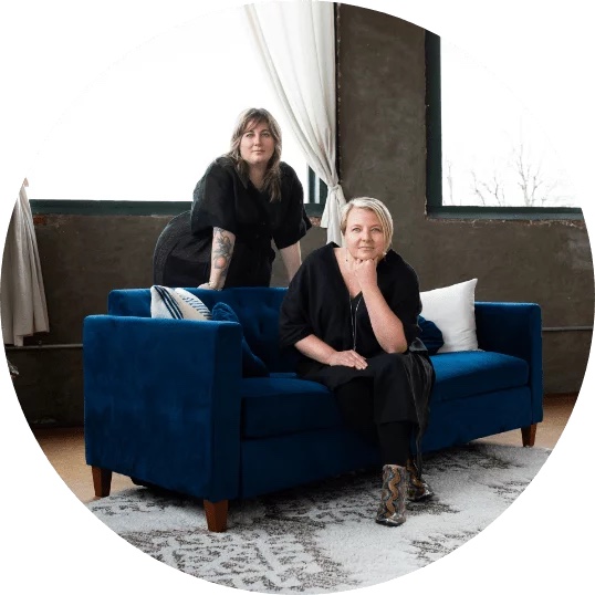 Hilary Kinavey and Dana Sturtevant
