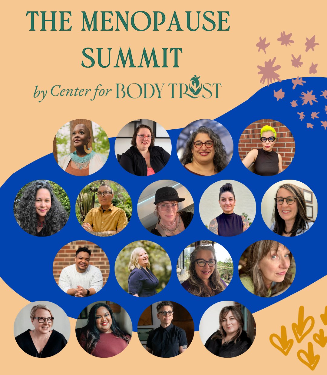 The Menopause Summit speaker grid promotional graphic