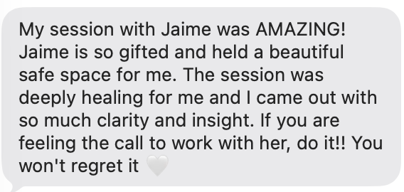 Client testimonial