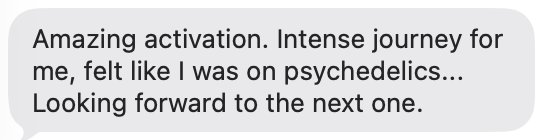 Client testimonial