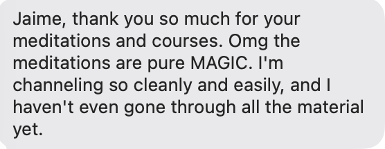 Client testimonial