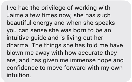 Client testimonial