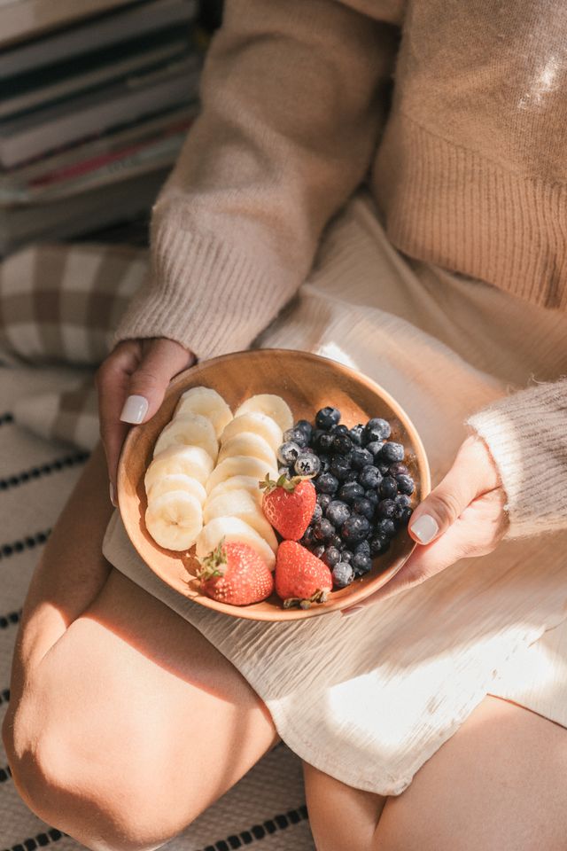 Bowl of fresh breakfast