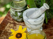Hands preparing spices and ingredients
