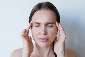 Person with headache
