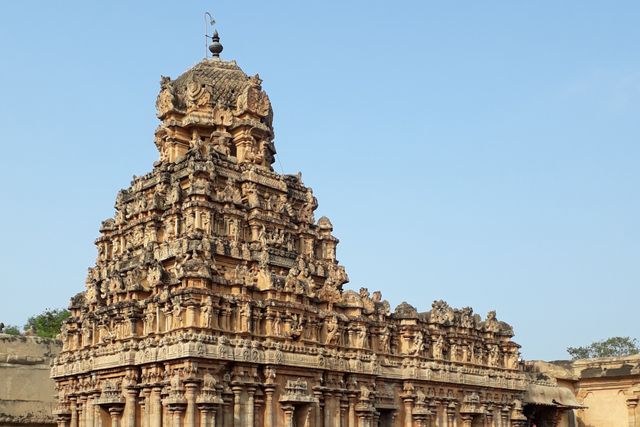 Traditional South Indian temple