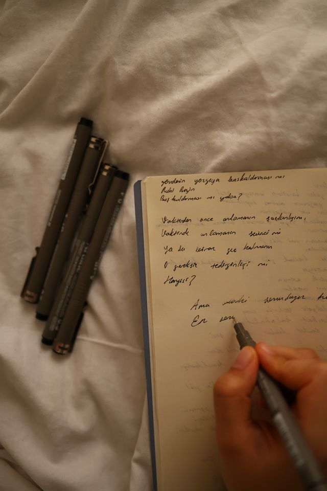 Journaling with a pen