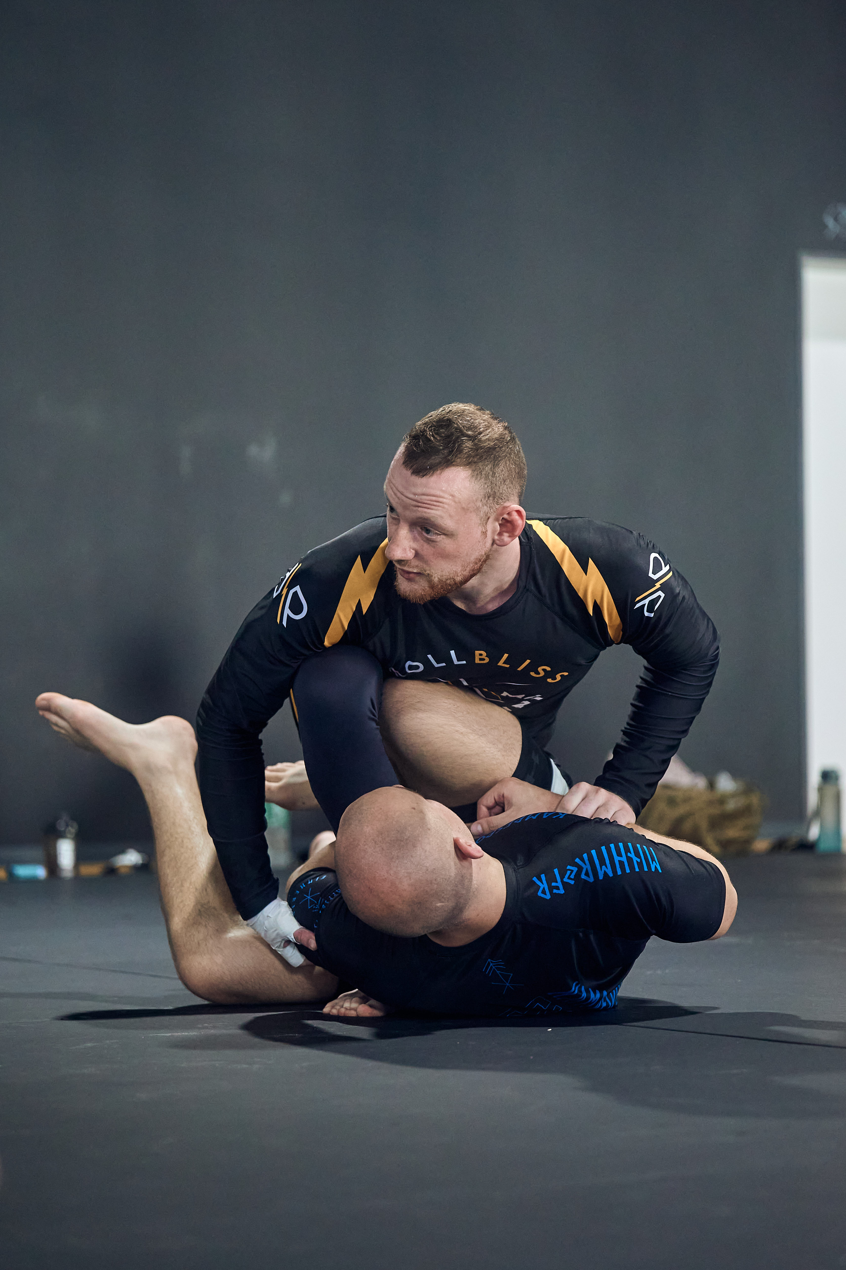 Dima teaching on the mat