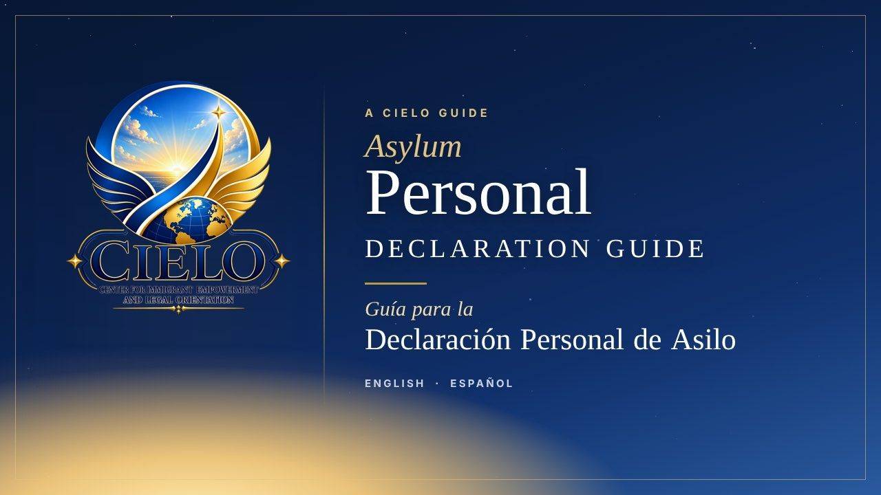 Asylum Personal Declaration Guide