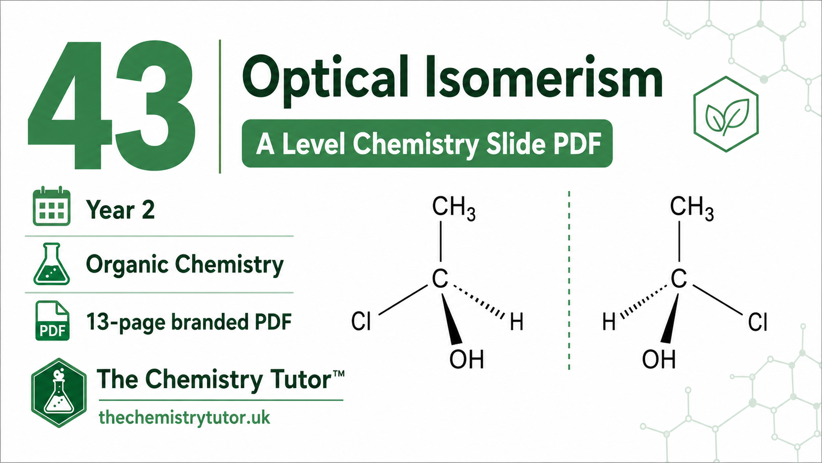 43 Optical Isomerism thumbnail