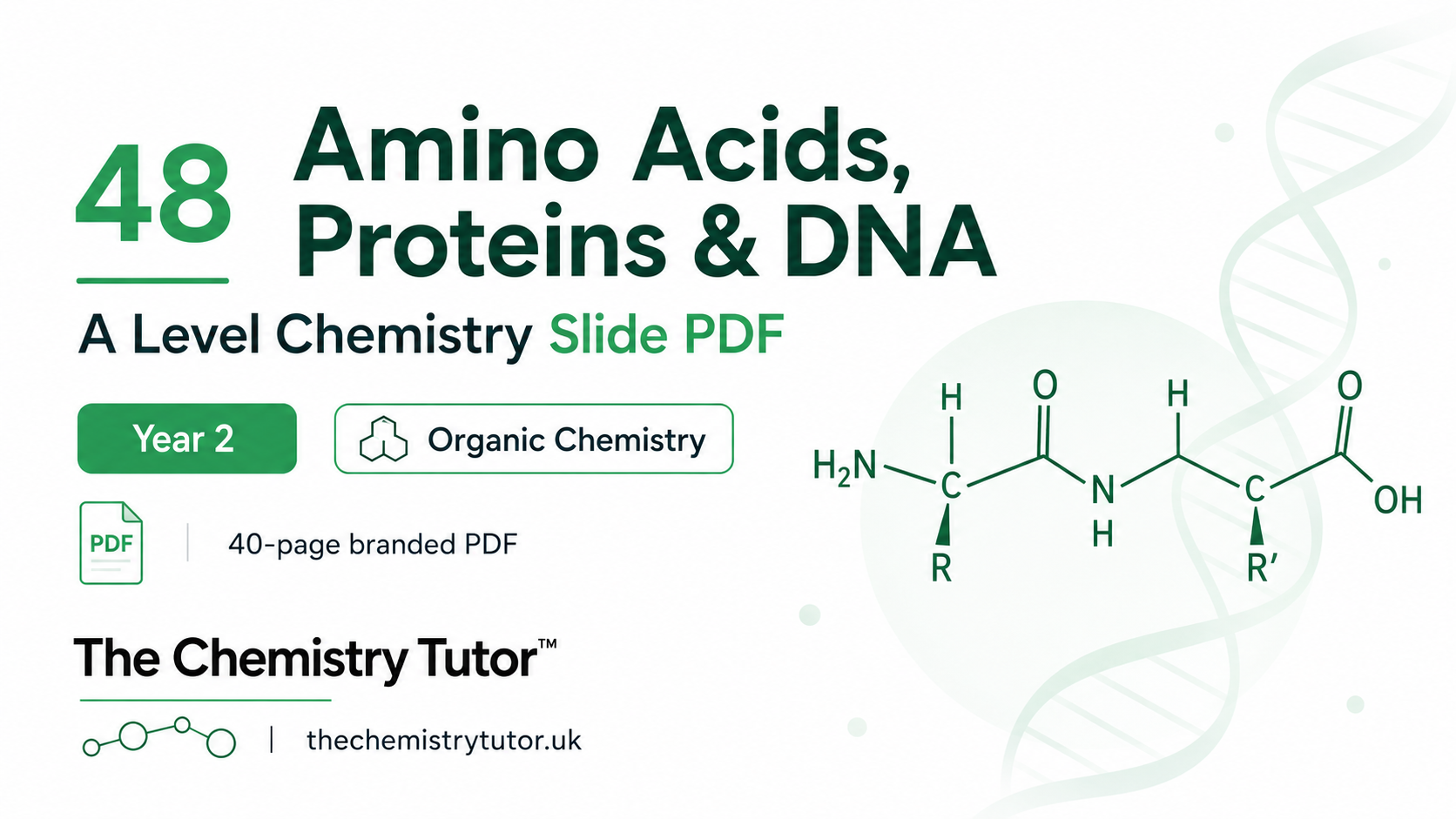 48 Amino Acids, Proteins & DNA thumbnail