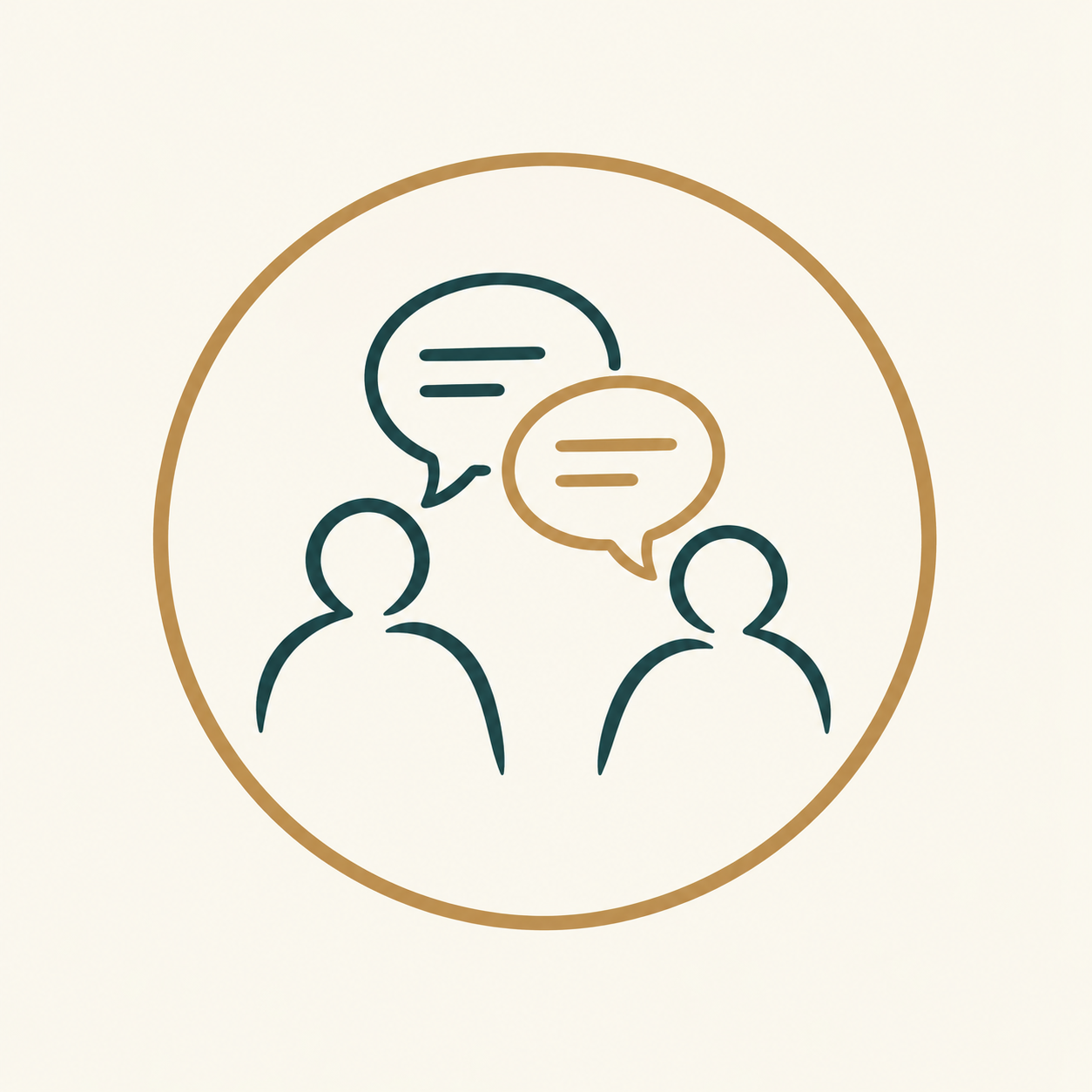 Minimalist Communication Badge