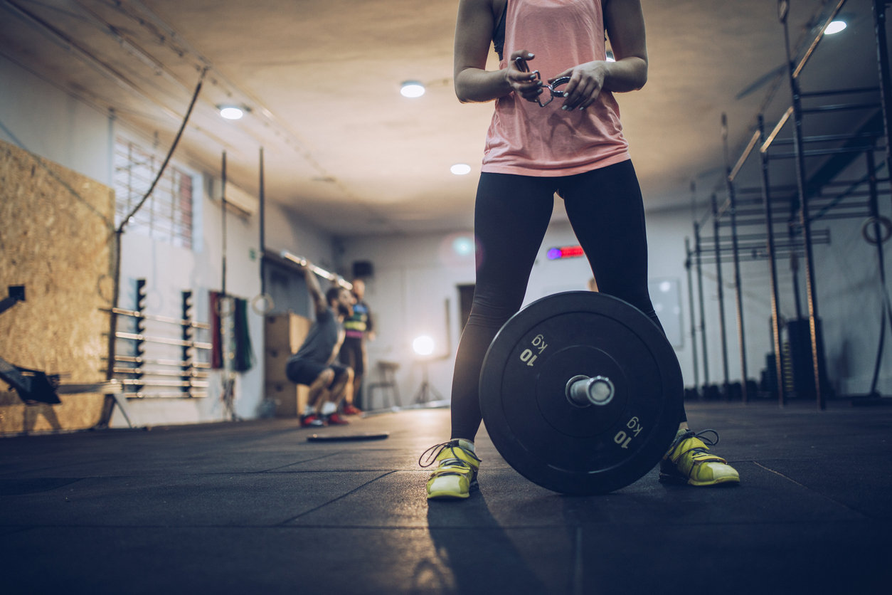 woman at the gym