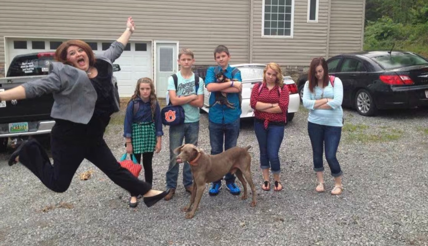 Mom happy about back to school