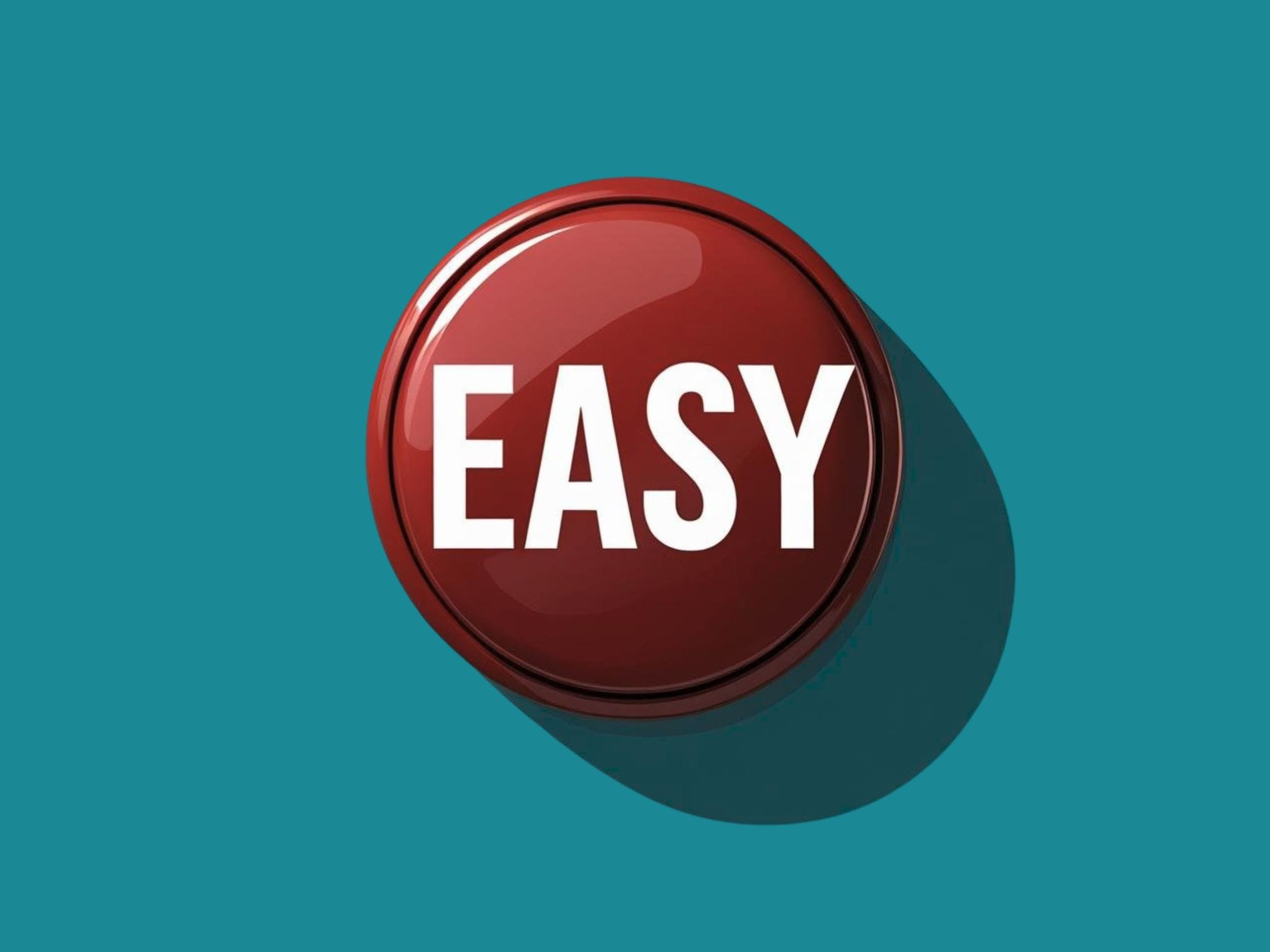 Red button with