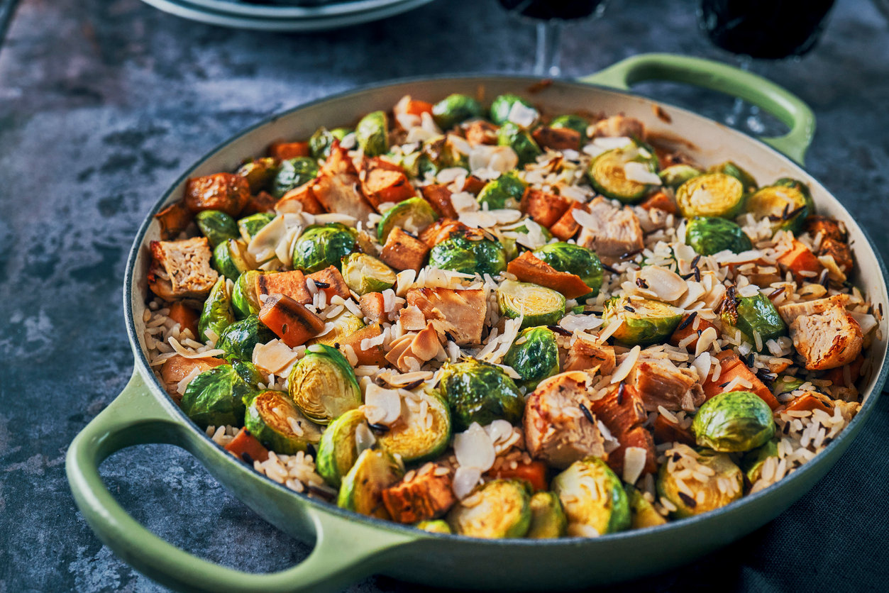 thanksgiving leftover turkey bake
