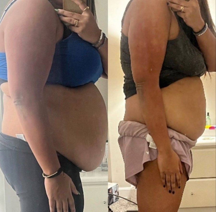 Sam before and after