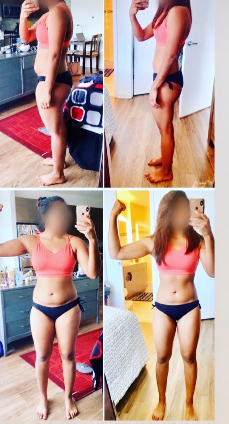 Nidhi before and after