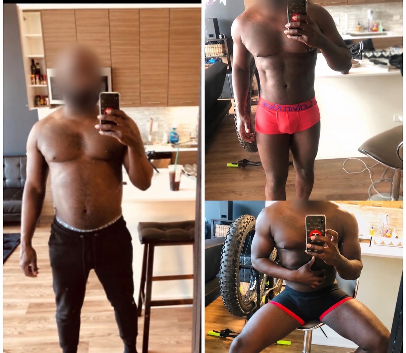 Donte before and after