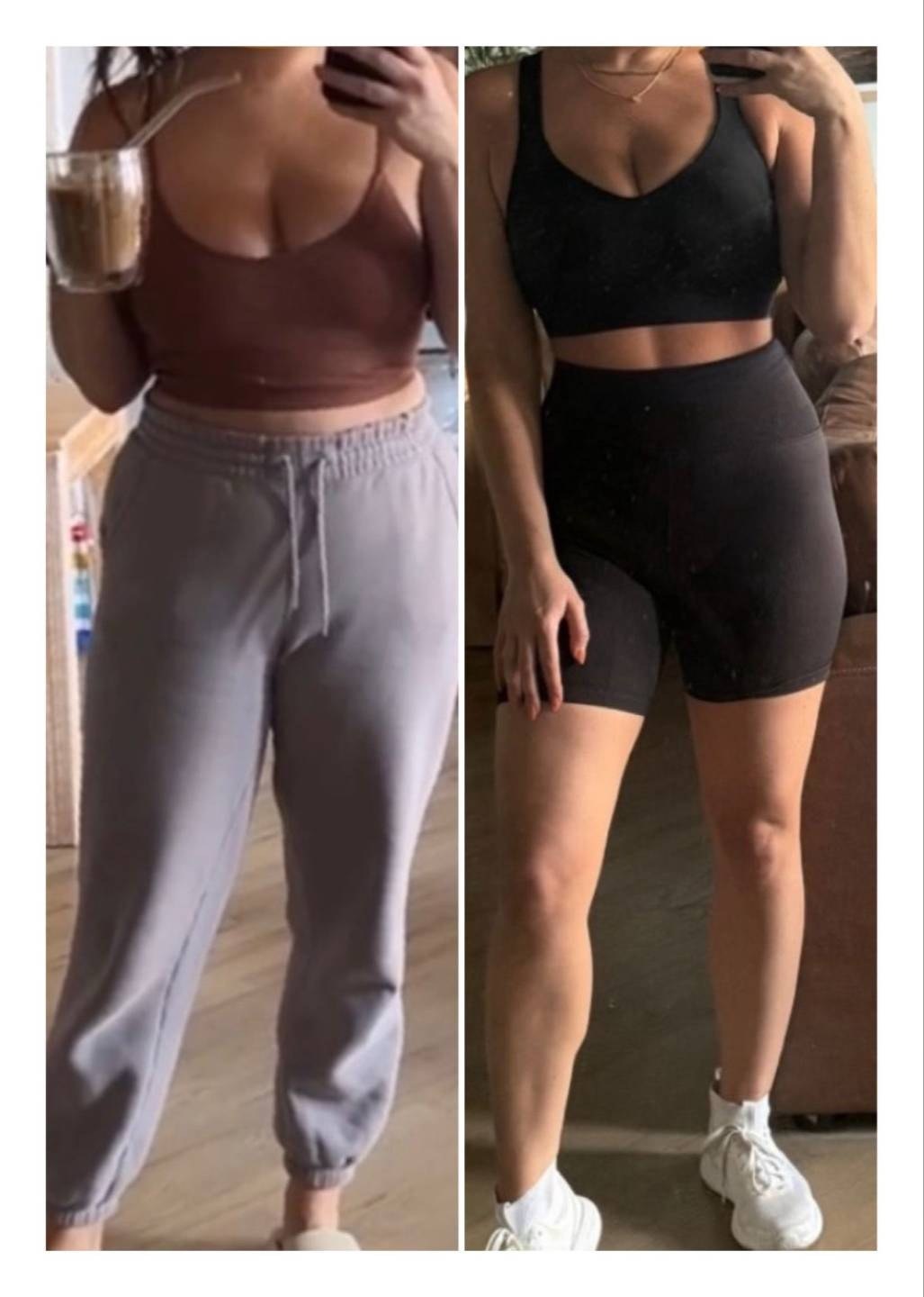 Ellie before and after