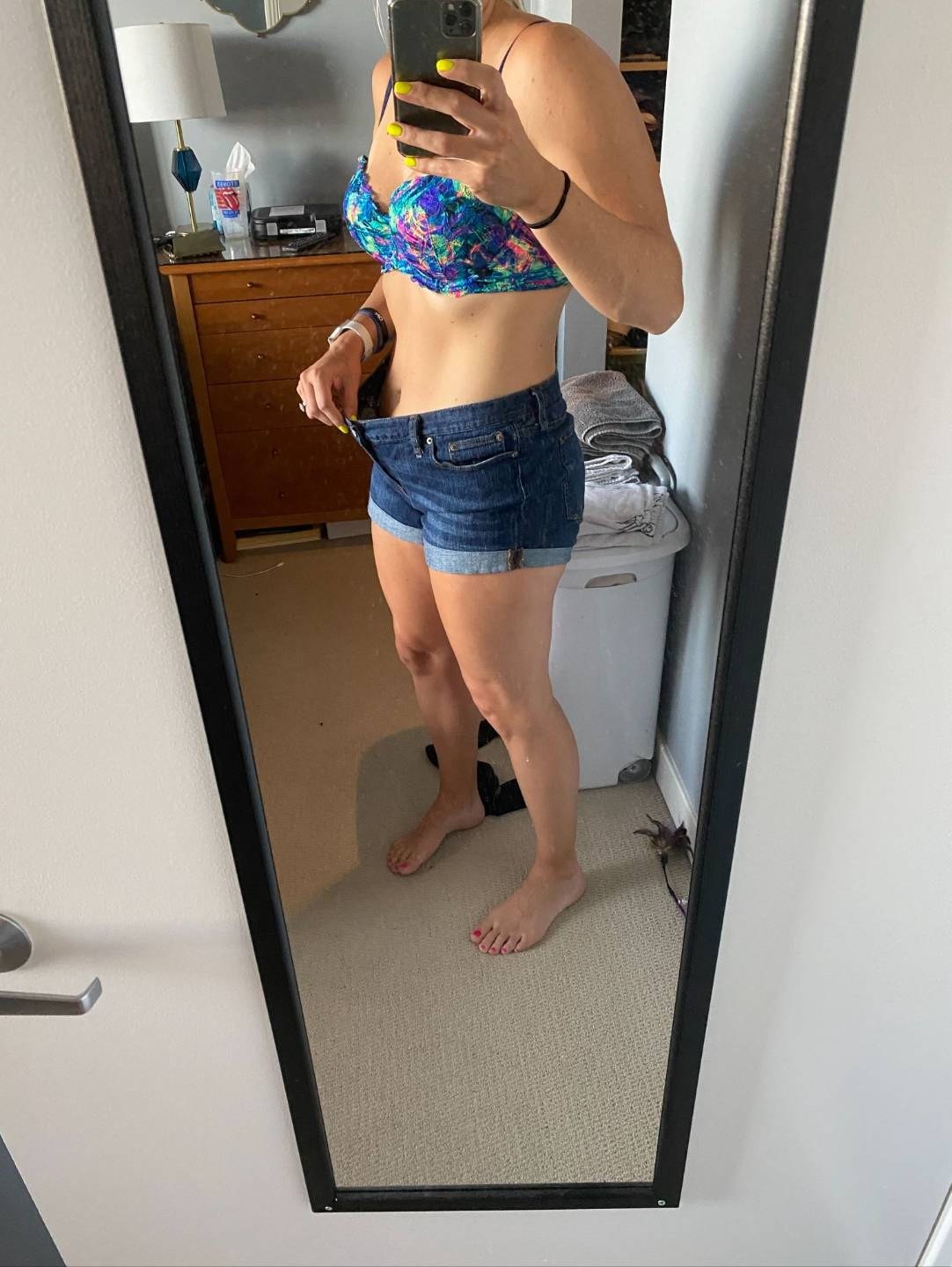 Client before and after