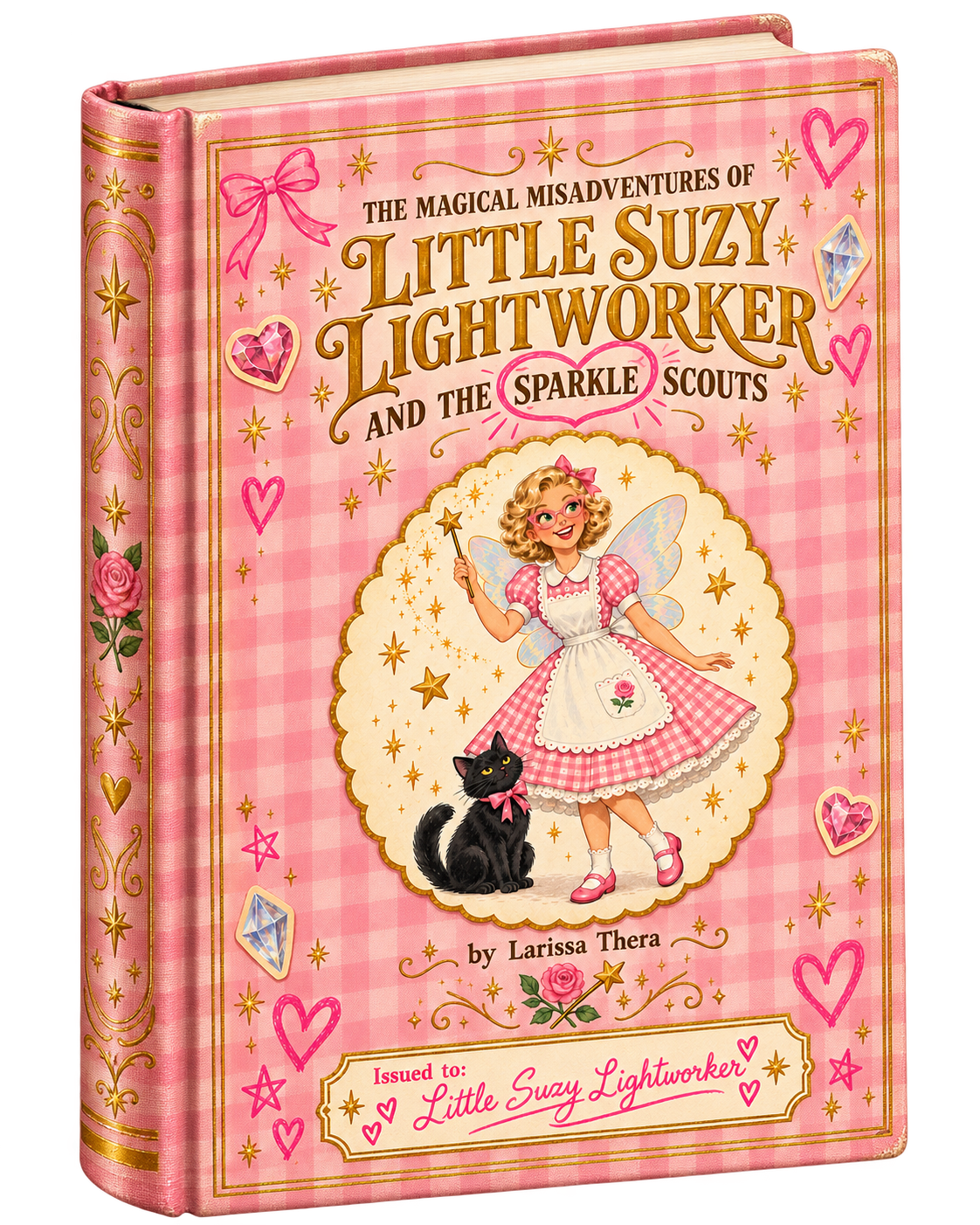 The Magical Misadventures of Little Suzy Lightworker and the Sparkle Scouts, hardcover book