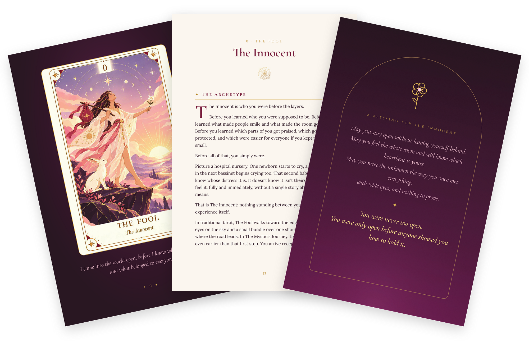 Pages from The Innocent's chapter