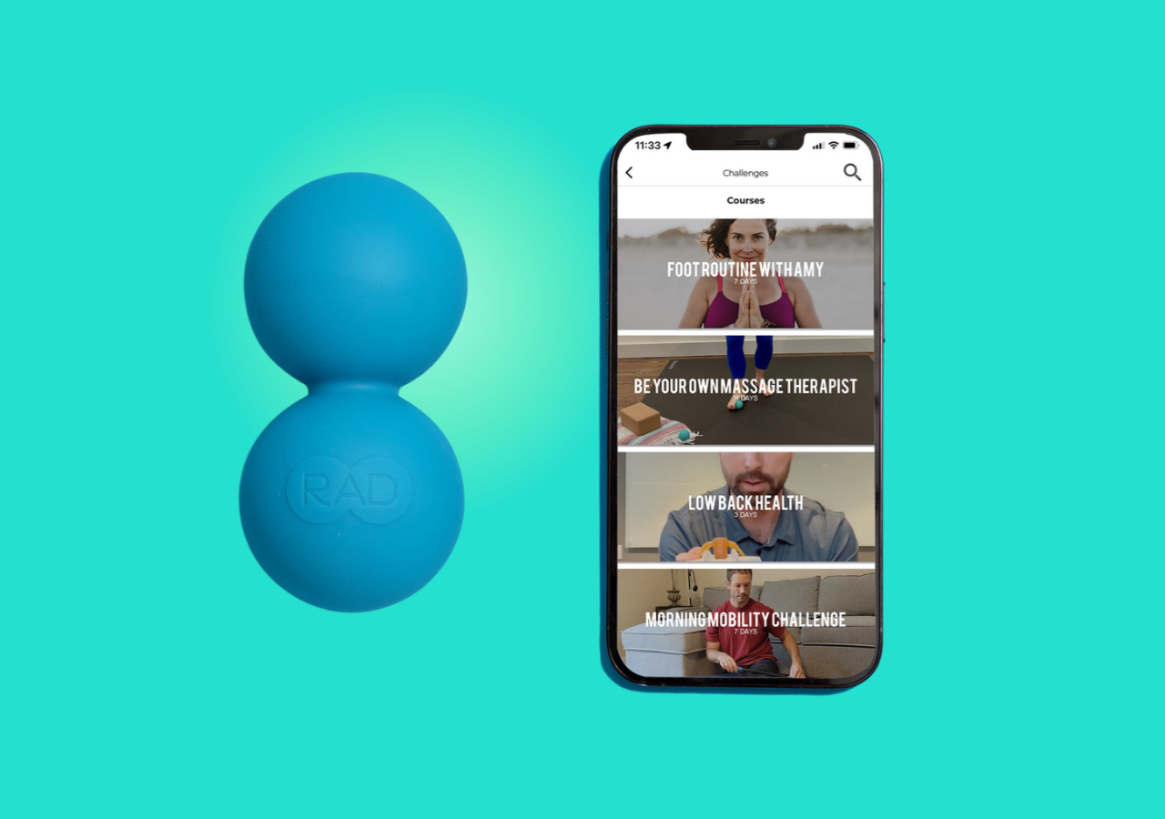 RAD Roller and the RAD Mobility Library on a phone