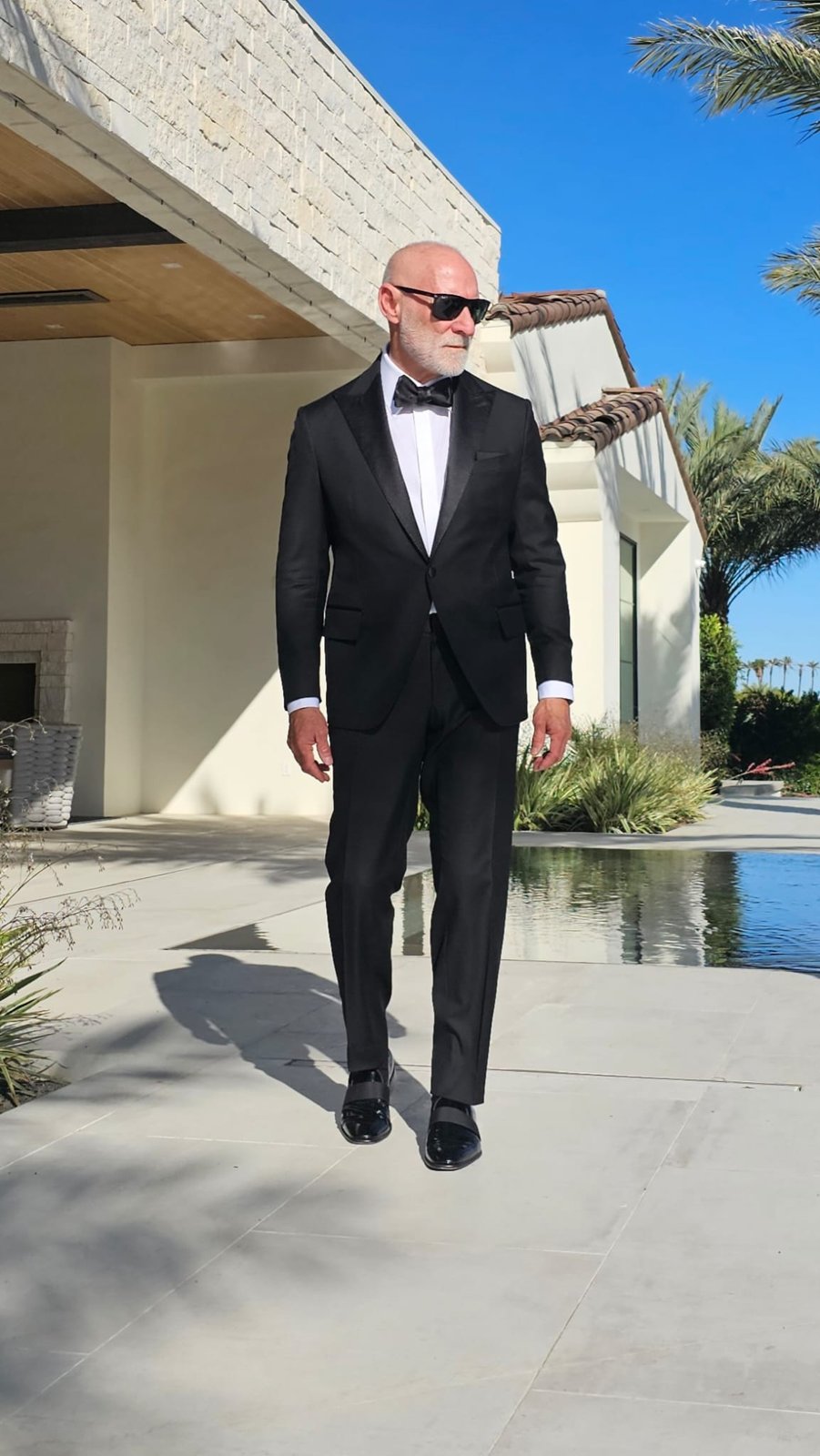Randy Willard in a black tuxedo
